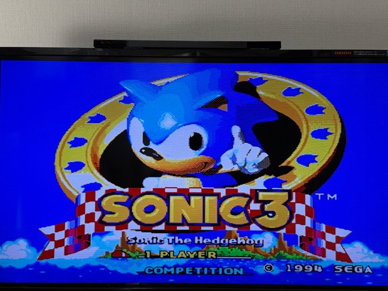 ☆希少 動作良好 ソフトのみ☆メガドライブ ソニック・ザ・ヘッジ