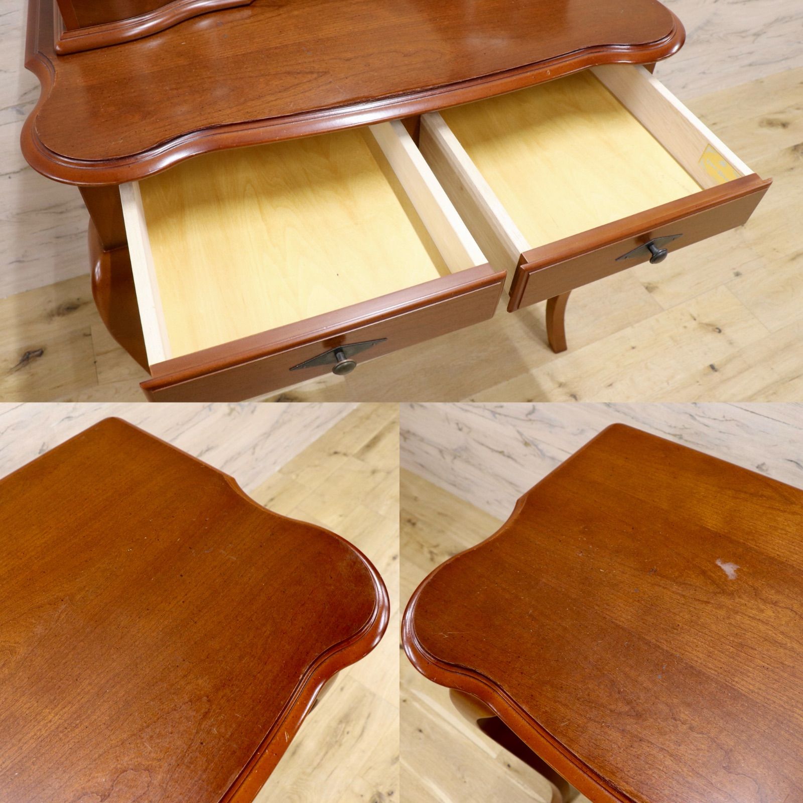 GMIK915B○Lynn Hollyn / リンホーリン ドレッサー 鏡台 置き型 ミラー