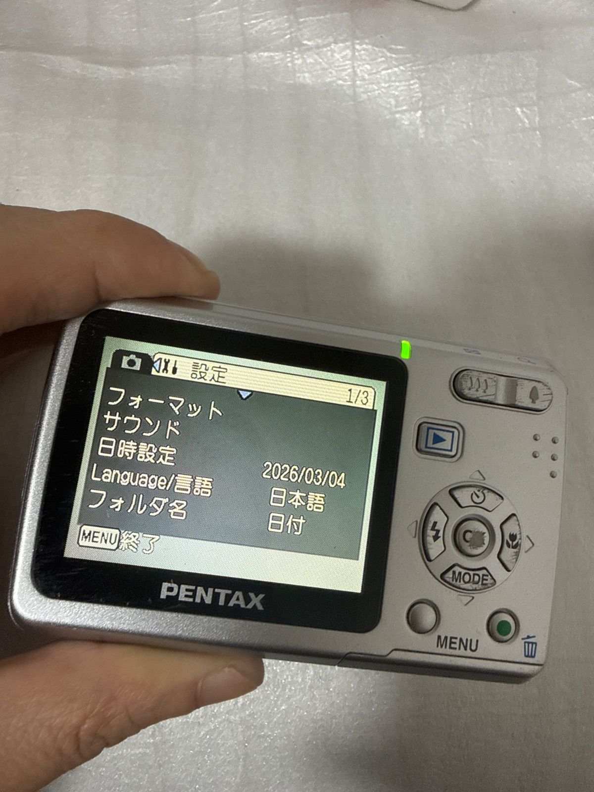 ❗️動作良好❗️デジカメ 本体 PENTAX Optio E40 - メルカリ