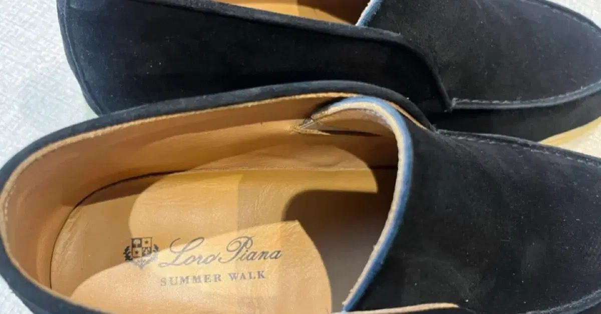 ロロ・ピアーナ Summer Walk スウェード ローファー 41 - メルカリ