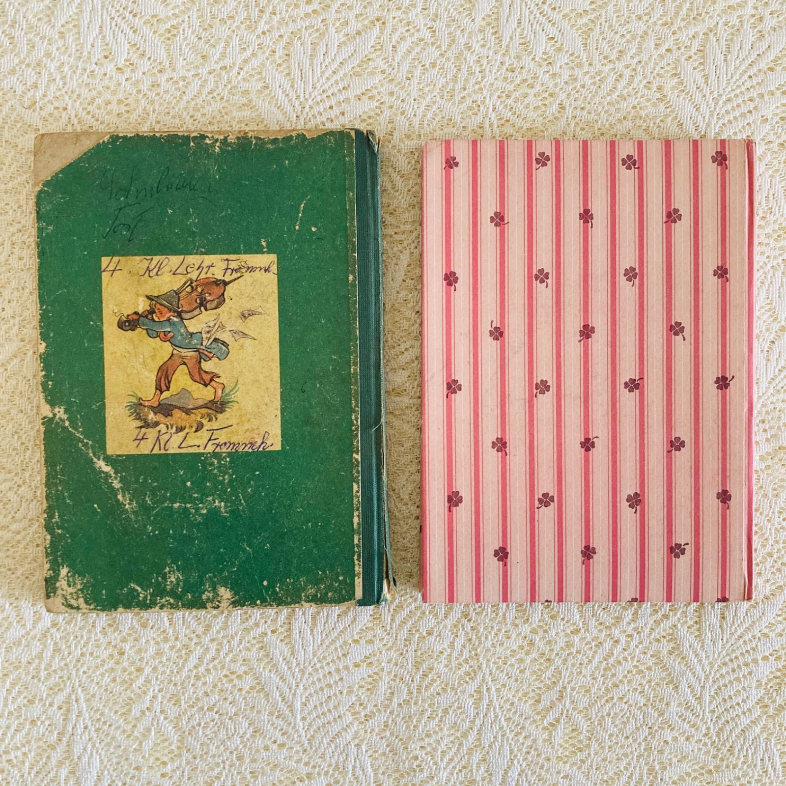 ヴィンテージ楽譜絵本・詩集 2冊セット 1940年代ドイツ語古書 洋書