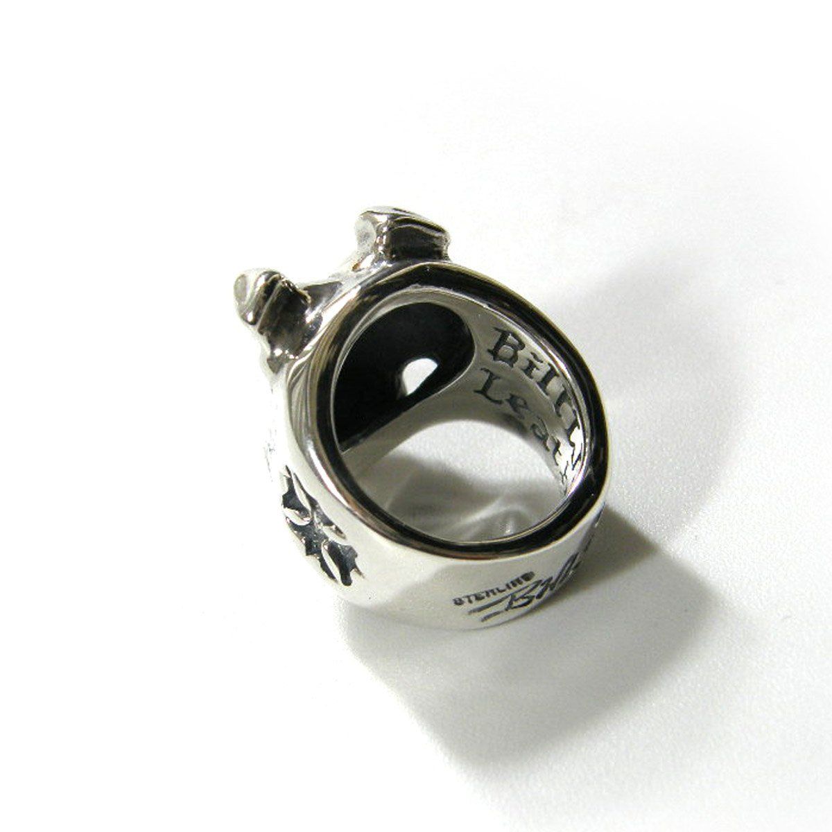 新品】 Bill Wall Leather ／ ビルウォールレザー Large Dog Head Ring