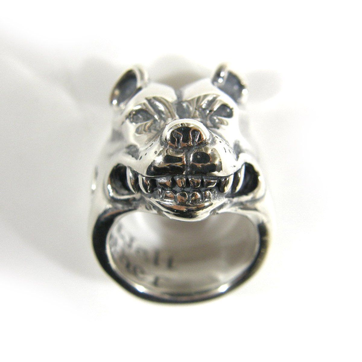 新品】 Bill Wall Leather ／ ビルウォールレザー Large Dog Head Ring 