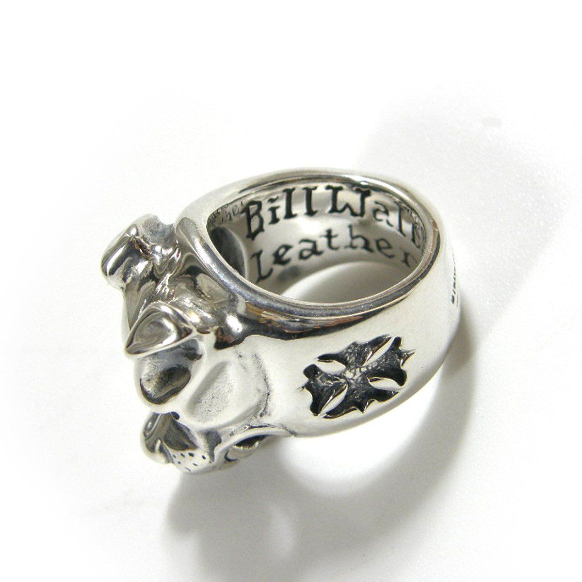 新品】 Bill Wall Leather ／ ビルウォールレザー Large Dog Head Ring
