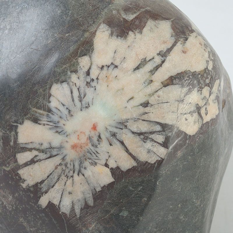 鑑賞石 天然石 菊花石 置物 重さ約2506g V S738 - メルカリ