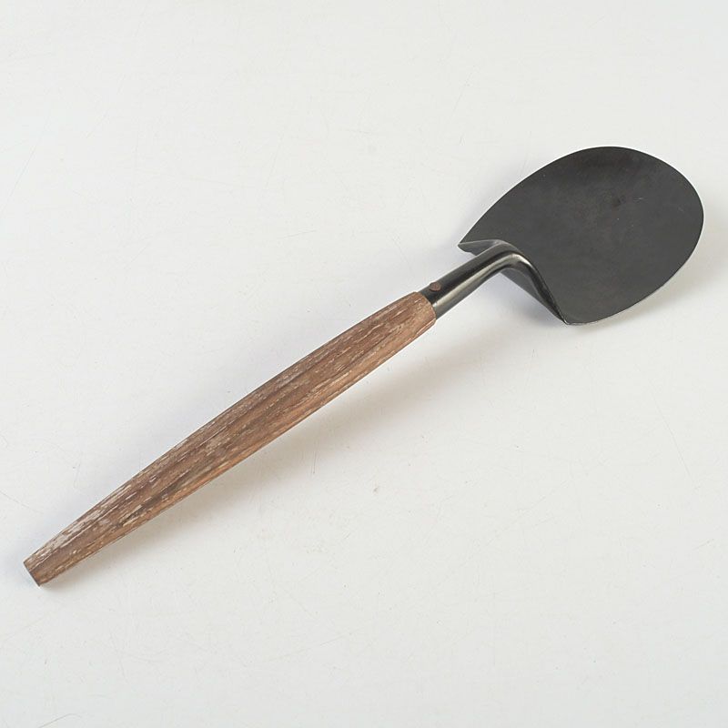 茶道具 金工師 木村清五郎 宗禅 桑柄 炉用 灰匙 共箱 2点 C S739