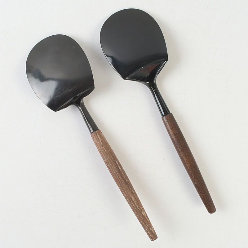 茶道具 金工師 木村清五郎 宗禅 桑柄 炉用 灰匙 共箱 2点 C S739