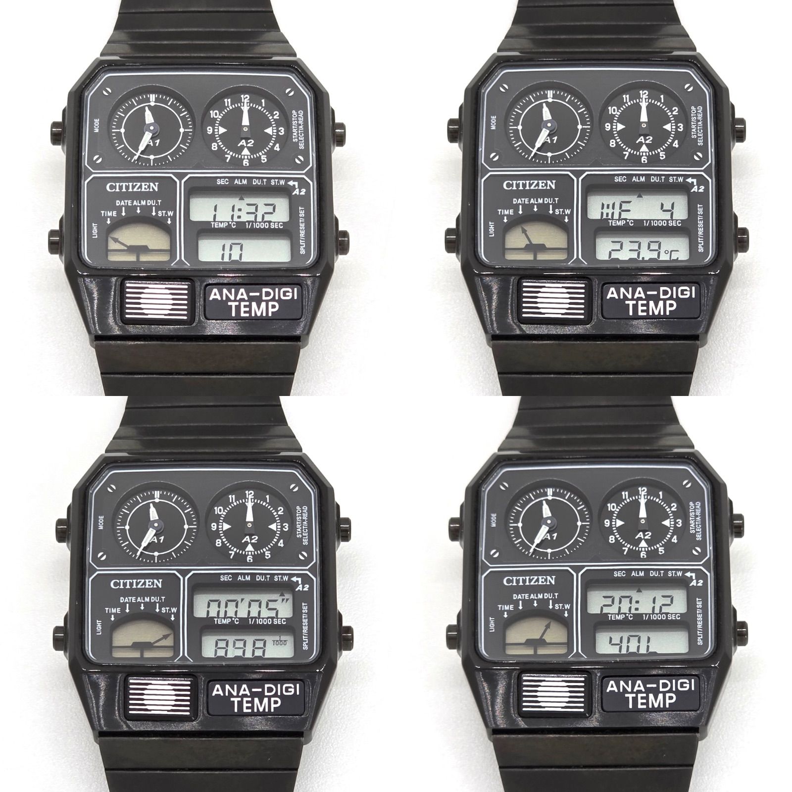 CITIZEN シチズン JG2105-93E レコードレーベル アナデジテンプ 