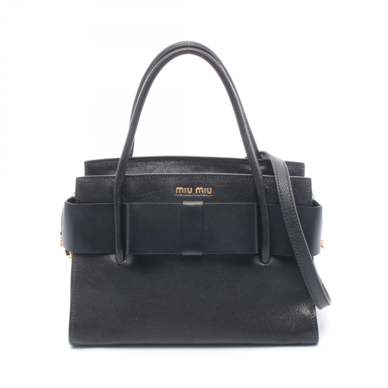 未使用級 現行 MIU MIU ミュウミュウ マドラスフィオッコ 2way 