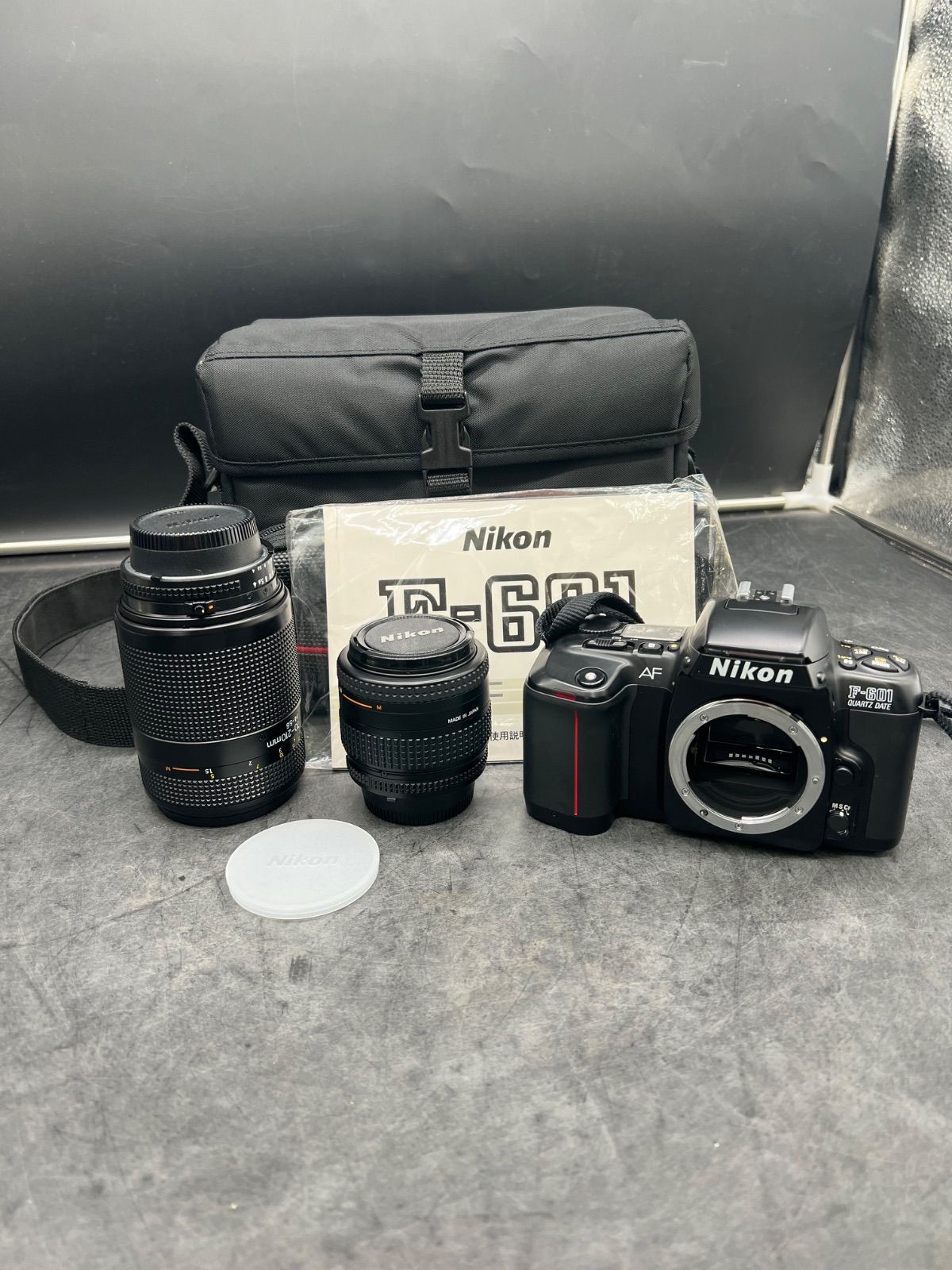 2592 Nikon ニコン 1990年代 一眼レフカメラセット F-601 ※動作確認