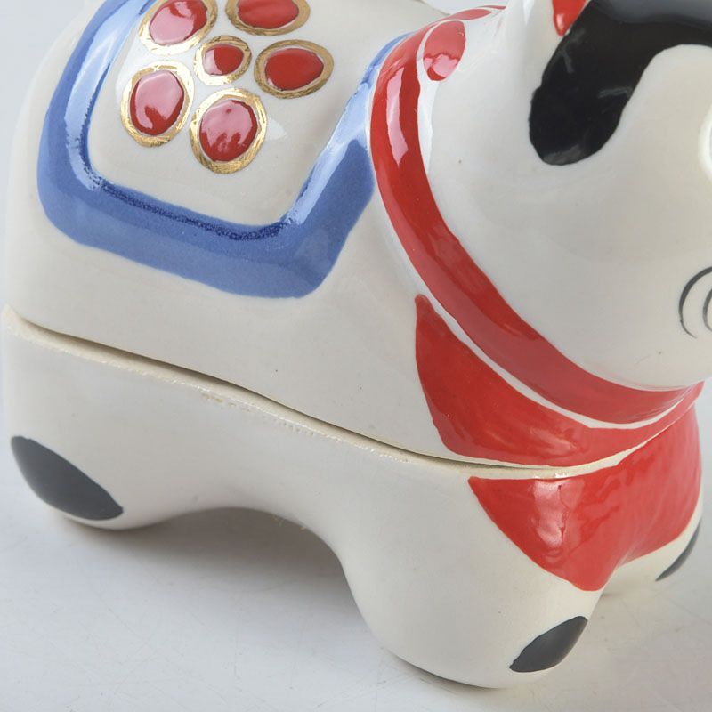 茶道具 萬古焼 加賀瑞山造 干支 張子犬香合 共箱 V S740 - メルカリ