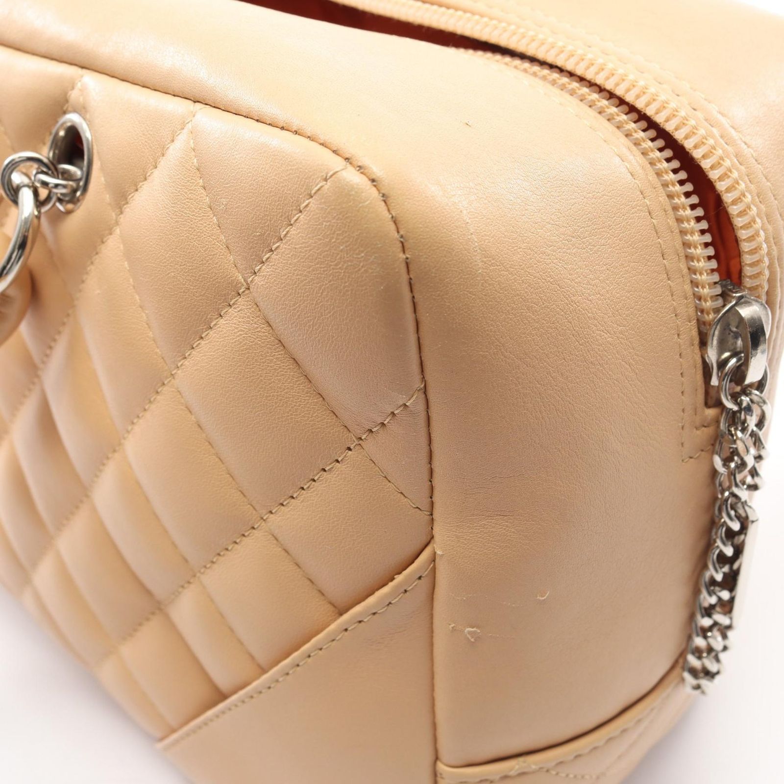 シャネル CHANEL ショルダーバッグ カンボンライン ボーリングバッグ 