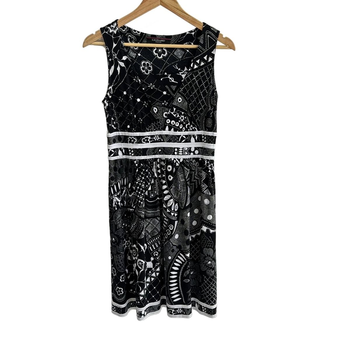 LEONARD(レオナール) ワンピース サイズ38 M レディース - 黒