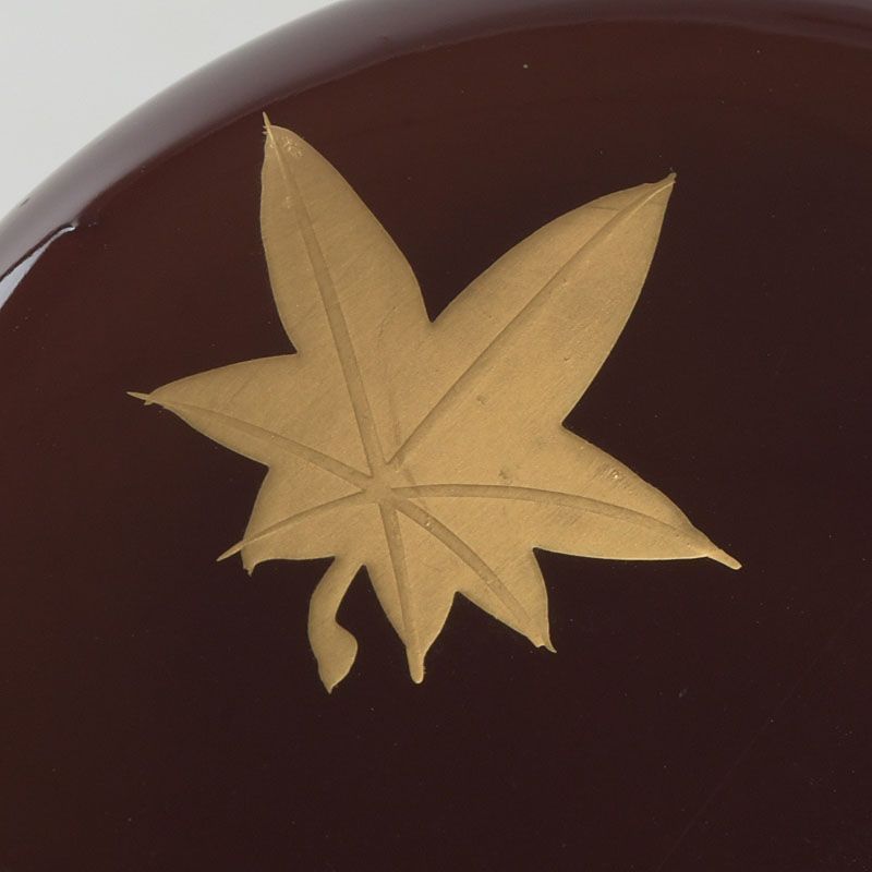 茶道具 蒔絵師 一瓢斎造 片水車蒔絵 平棗 共箱 V S742 - メルカリ