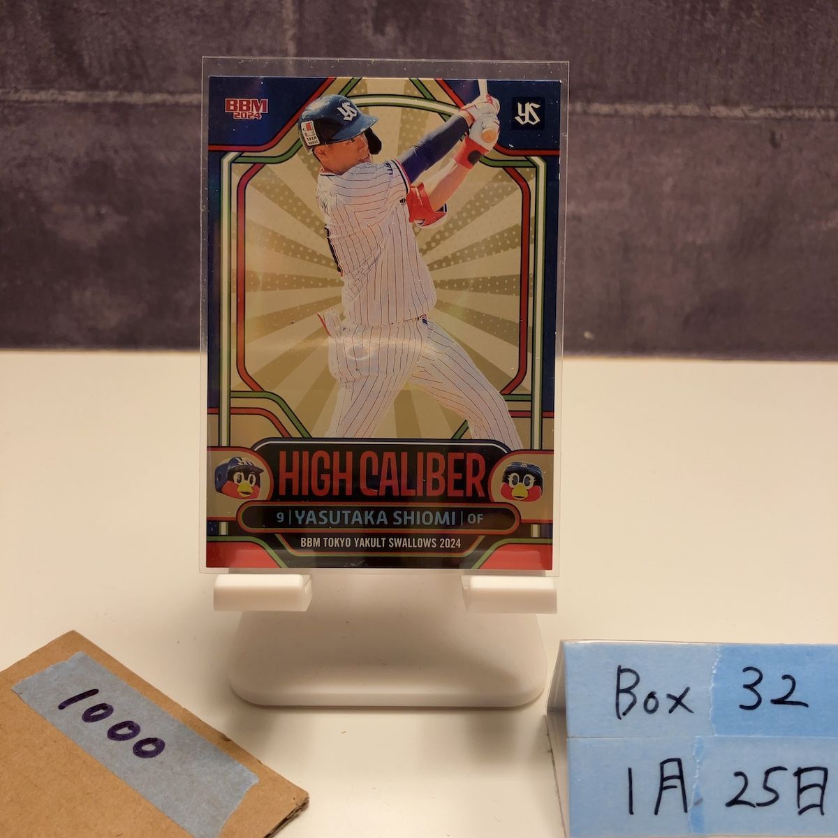 2024 BBM 塩見泰隆 11/50 東京ヤクルトスワローズ High Caliber カード