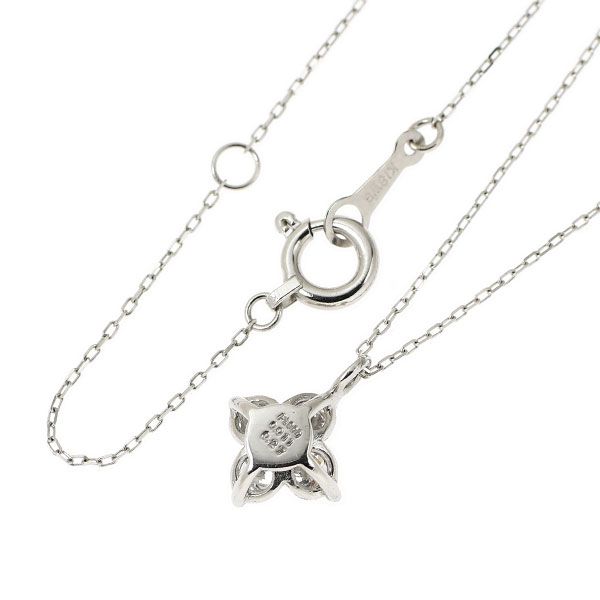 希少 Pt900/ K18WG 天然ピンクダイヤモンド ペンダントネックレス