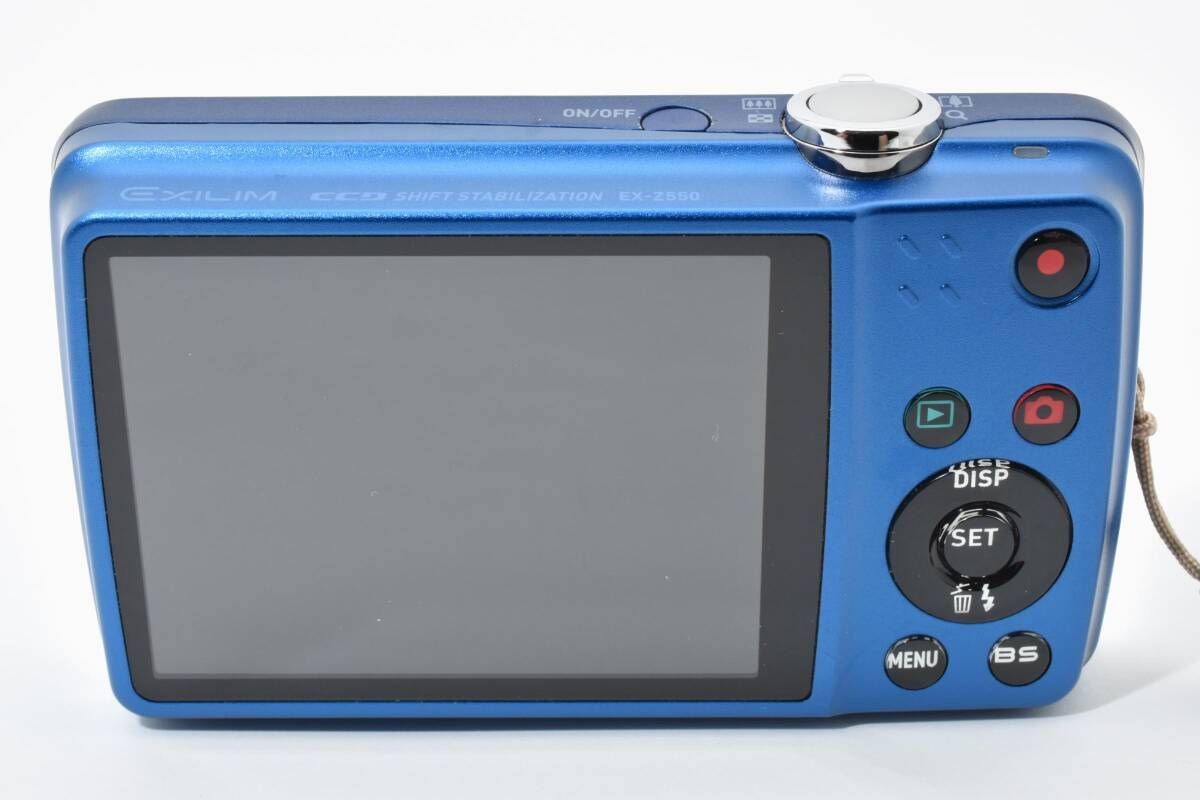 ☆美品☆カシオ CASIO EXILIM EX Z550 ブルー☆ W0250＃4472 - メルカリ