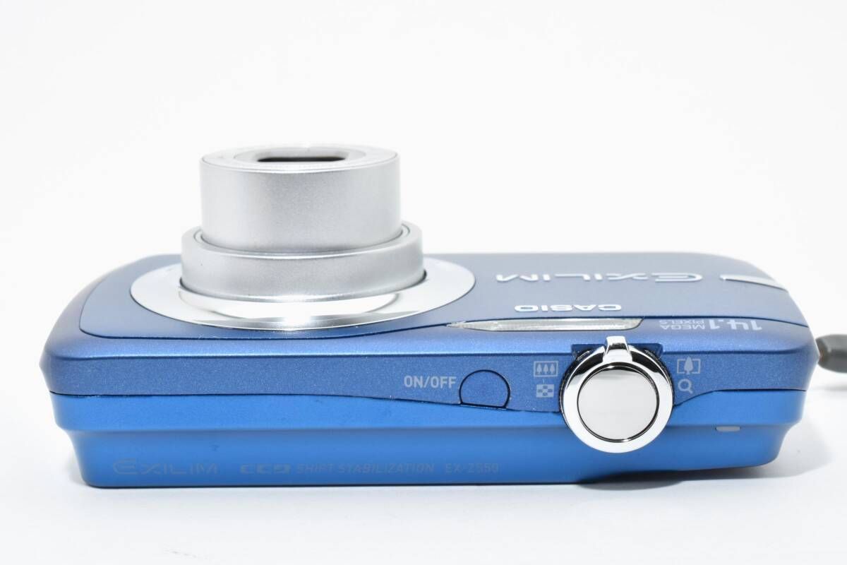 ☆美品☆カシオ CASIO EXILIM EX Z550 ブルー☆ W0250＃4472 - メルカリ