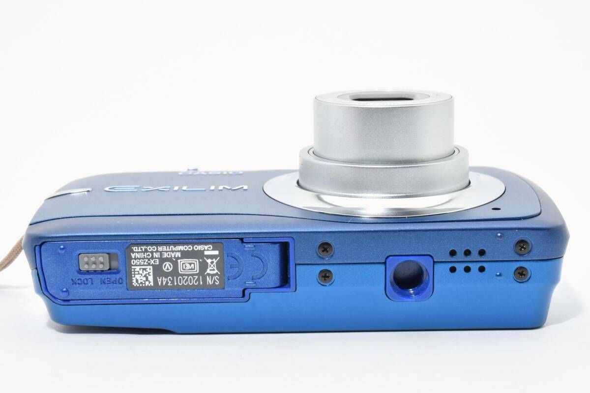 ☆美品☆カシオ CASIO EXILIM EX Z550 ブルー☆ W0250＃4472 - メルカリ