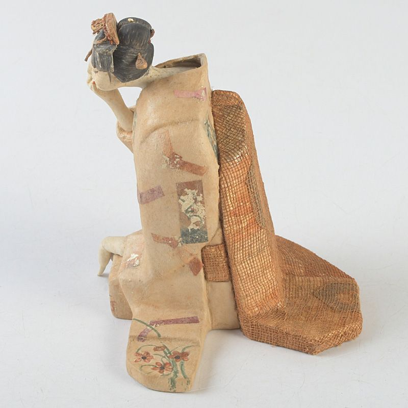 日本人形 木目込み人形 舞妓人形 在銘 時代箱付 C S743 - メルカリ