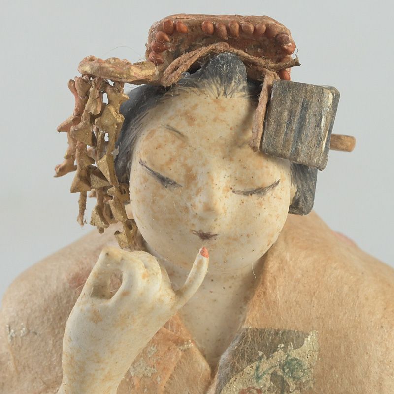 日本人形 木目込み人形 舞妓人形 在銘 時代箱付 C S743 - メルカリ