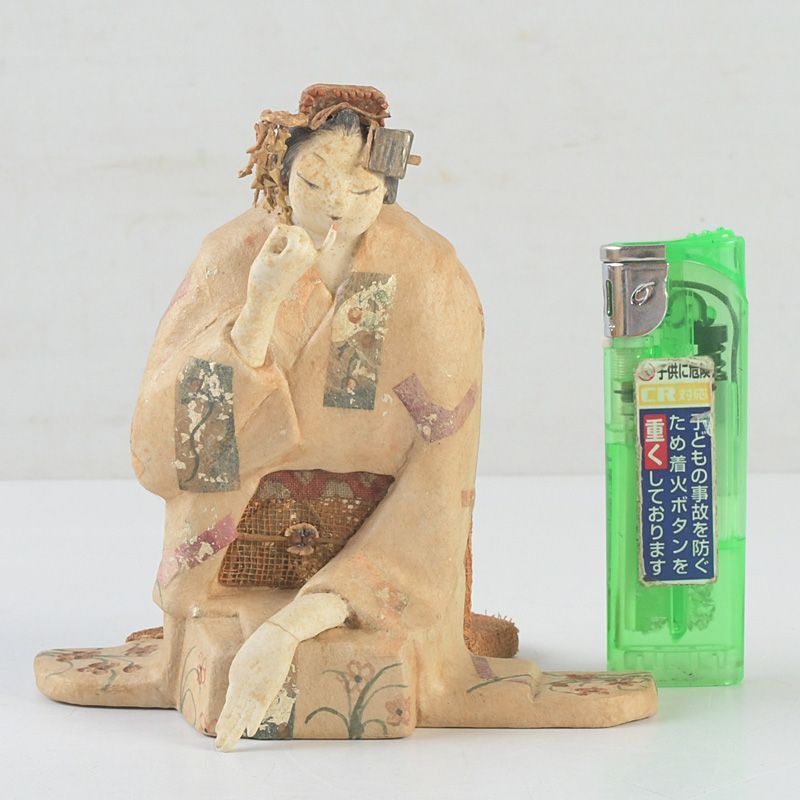 日本人形 木目込み人形 舞妓人形 在銘 時代箱付 C S743 - メルカリ
