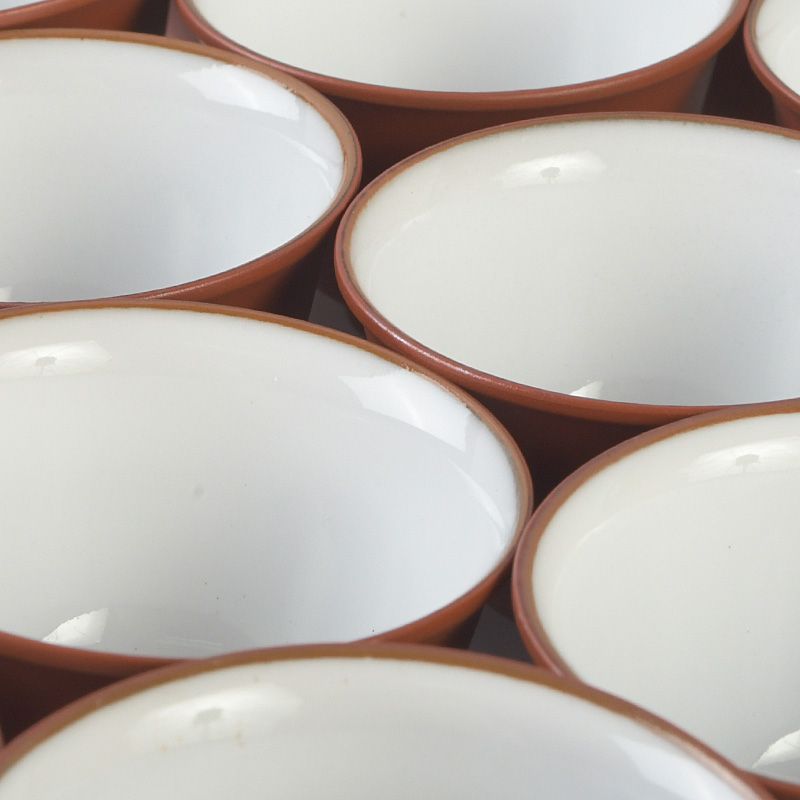 煎茶道具 紫砂 朱泥 内白釉 煎茶碗 20客まとめて N S744 - メルカリ