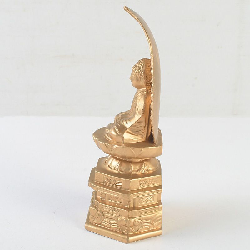 仏教美術 古銅鍍金 大日如來座像 仏像 C S745 - メルカリ