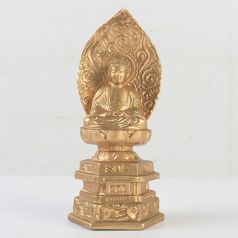 仏教美術 古銅鍍金 大日如來座像 仏像 C S745 - メルカリ