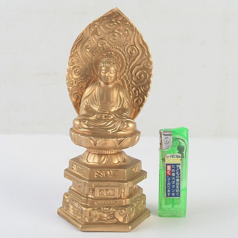 仏教美術 古銅鍍金 大日如來座像 仏像 C S745 - メルカリ