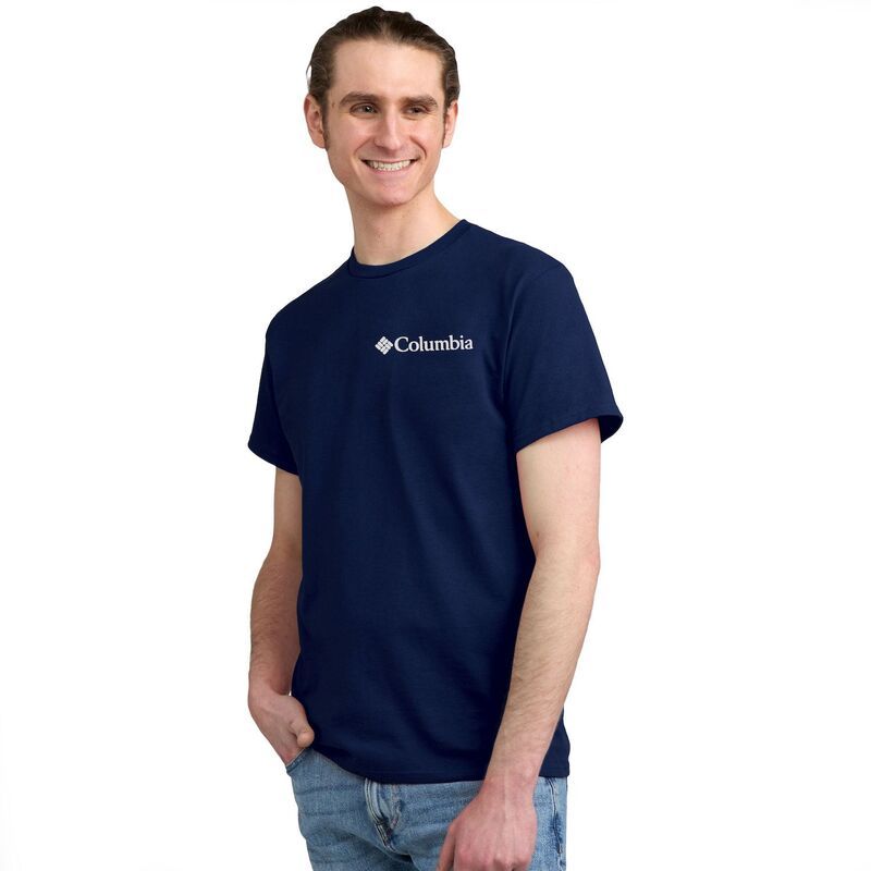 コロンビア メンズ トップス Tシャツ グラフィック Mens Columbia Graphic Tee Blue ブルー