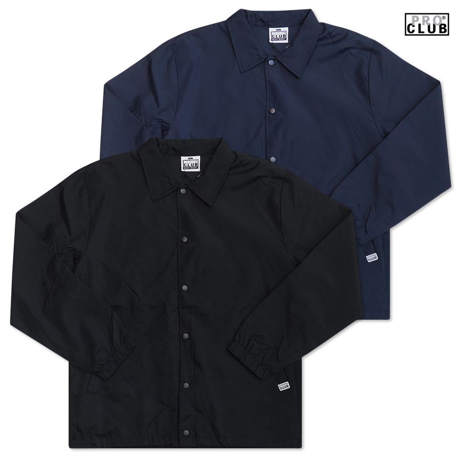 PRO CLUB STANDARD COACH JACKET【BLACK/NAVY】 (M・L・XL・2XL)(プロ