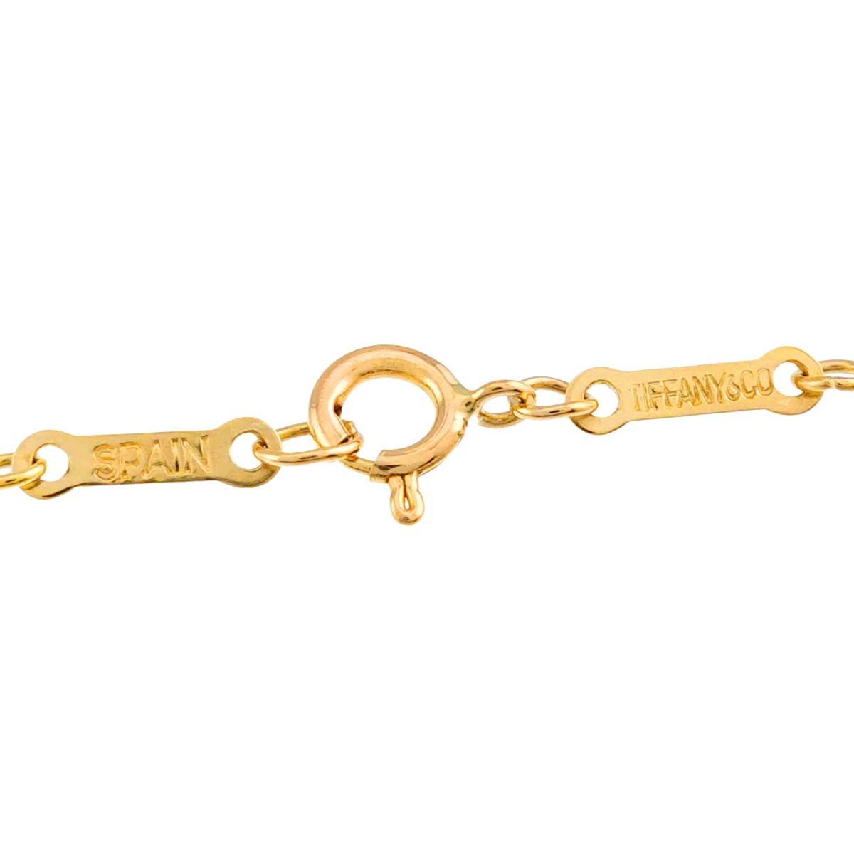 ティファニー TIFFANY&Co. オープン ティアドロップ ネックレス 40cm