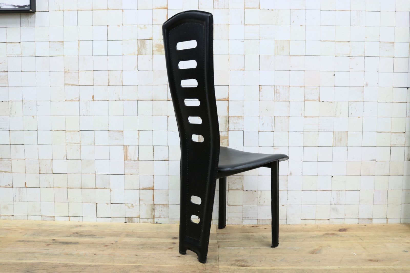 GMHS435B◯IDC大塚家具 ダイニングチェア ハイバックチェア アームレス