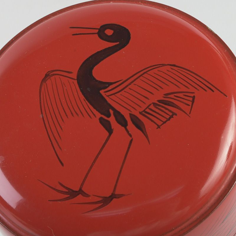 茶道具 塗師 龍斎作 朱塗 玄々斎好 曙棗 共箱 V S752 - メルカリ