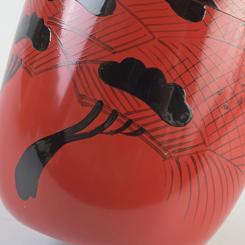 茶道具 塗師 龍斎作 朱塗 玄々斎好 曙棗 共箱 V S752 - メルカリ