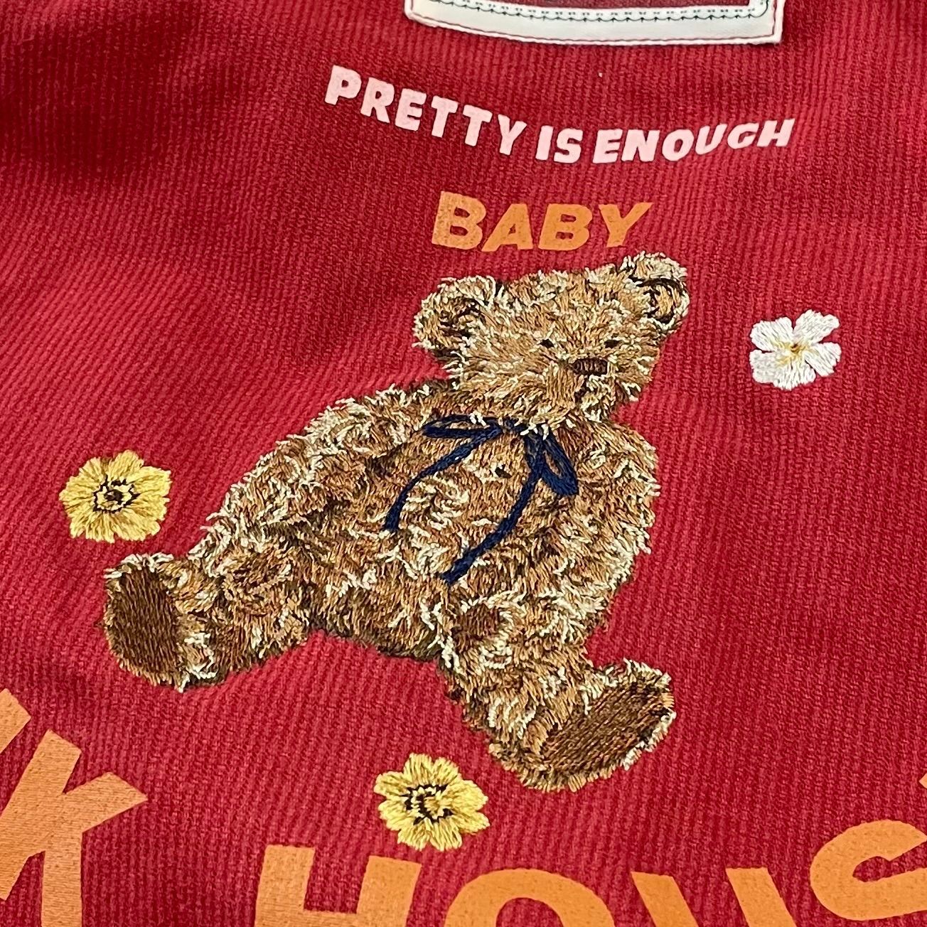PINK HOUSE ピンクハウス 2way くまさん ワッペン 刺繍 ブルゾン