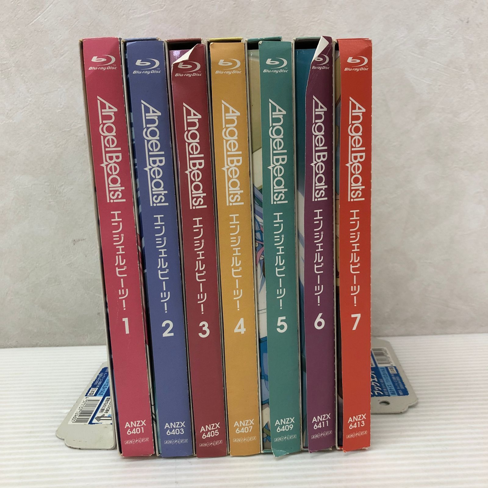 △【Blu-ray】Angel Beats! 1～7巻セット【完全生産限定版】 中古品
