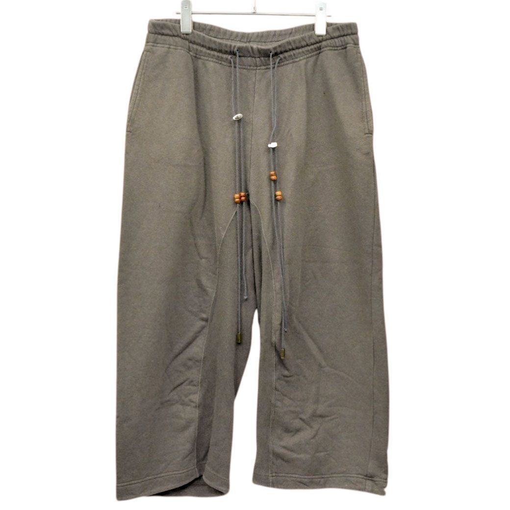 JIAN YE ジェンイェ 2022AW スウェットパンツ ワイドクロップドパンツ