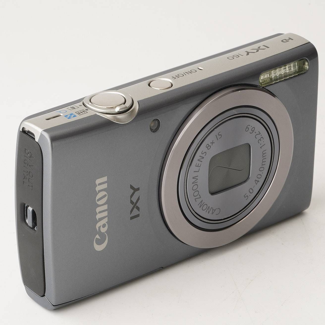 ☆実用美品☆ CANON キャノン IXY 160 グレー ☆動作OK☆ @a1465 キャノン