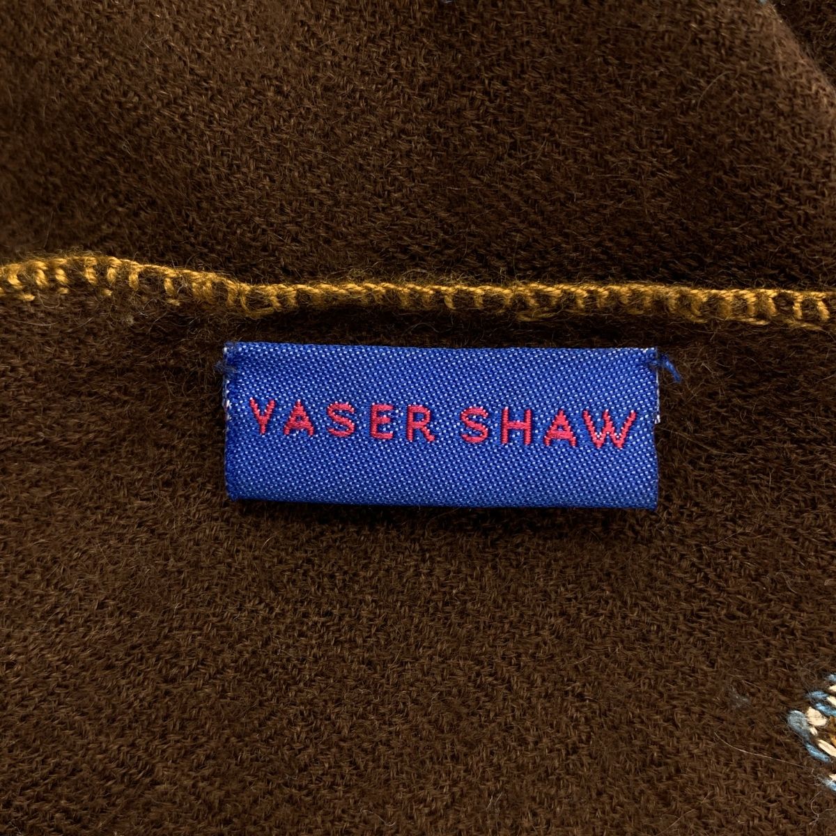 ARTS&amp;SCIENCE / アーツアンドサイエンス | × Yaser Shaw / エンブロイダリー 大判 ストール / ユニセックス | ダークブラウン ARTS&SCIENCE / アーツアンドサイエンス | × Yaser Shaw / エンブロイ
