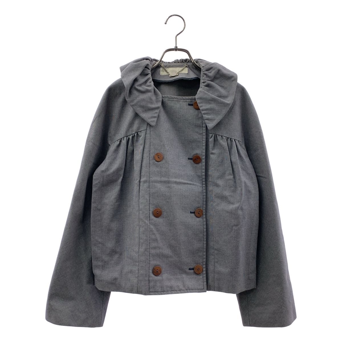 STELLA McCARTNEY  ダブルブレストジャケット　XS STELLA McCARTNEY / ステラマッカートニー | ギャザー ダブルブレスト