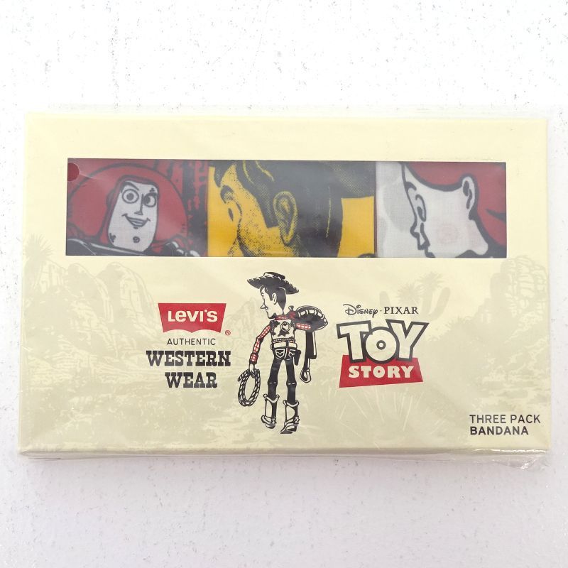 三重店】LEVI'S × TOY STORY THREE PACK BANDANA リーバイス トイ