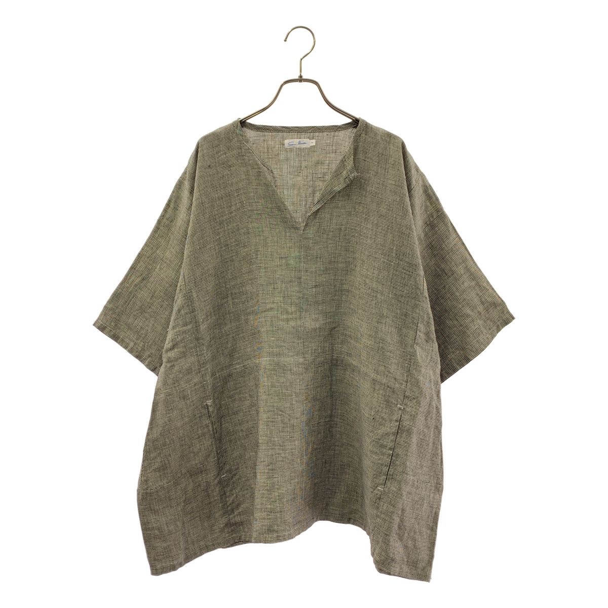 sans limite / サンリミット | 2023AW | トロ肩章 レギュラーカラー シャツ | 1 | ブラック | メンズ