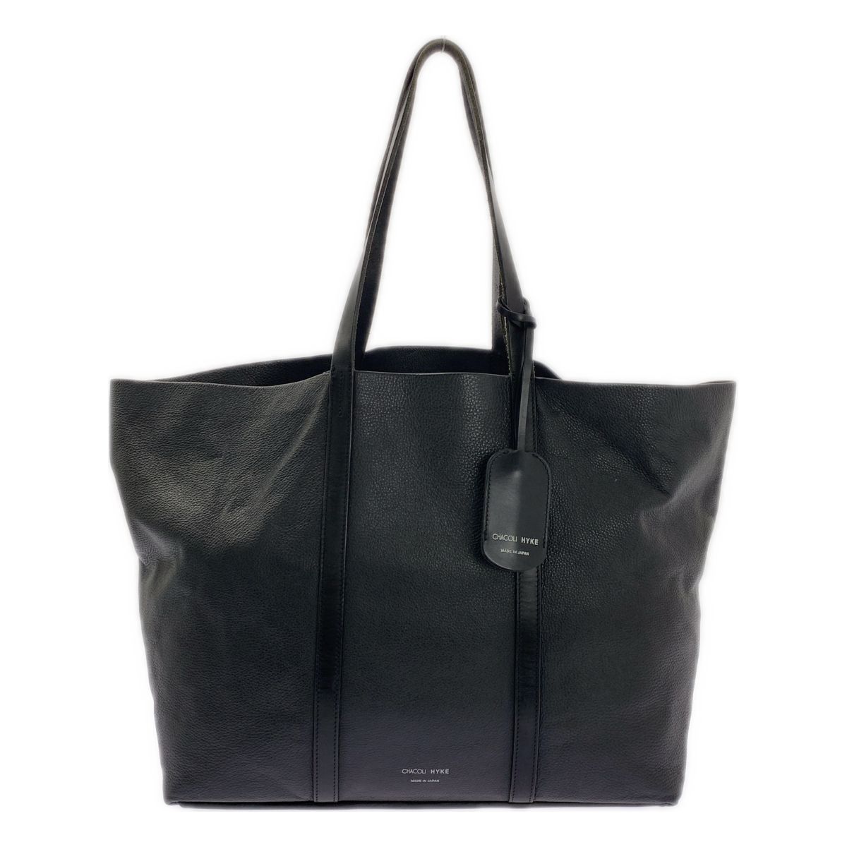 CHACOLI / チャコリ | × HYKE レザー トートバッグ | ブラック