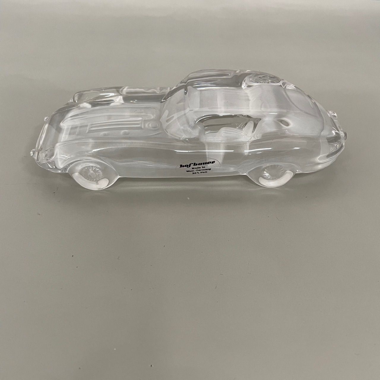 未使用級 Hofbauer ホフバウアー クリスタルガラス ジャガー