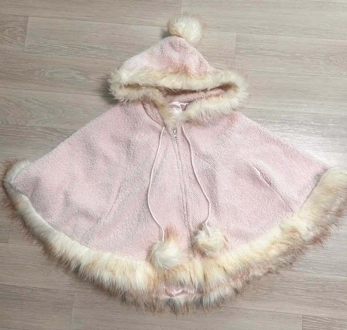 リズリサ ピンク ファー フード ケープ 姫ギャル - メルカリ