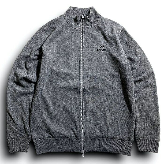 PING APPAREL ピン アパレル ゴルフ ニット×布帛 2WAYリバーシブル