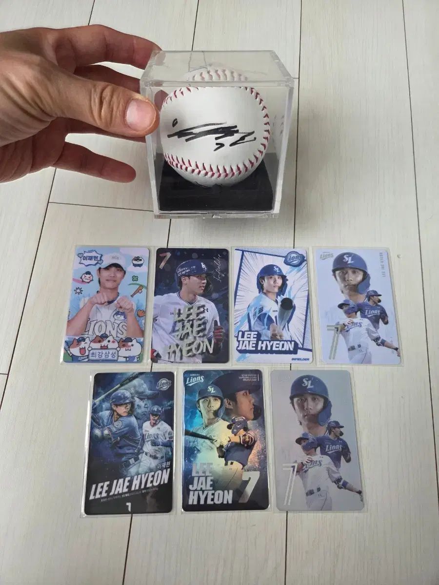 SAMSUNG LIONS ヒョンジェ(HYUNJAE・イジェヒョン)選手 サインボール +