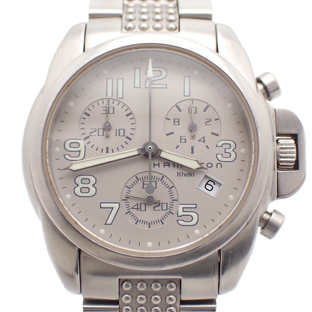 ハミルトン カーキ アクション クロノグラフ クォーツ ボーイズ 腕時計